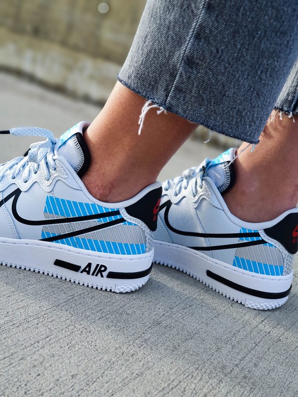 3M x Nike Air Force 1 React D/MS/X Grey | CT3316-001 | Grailify